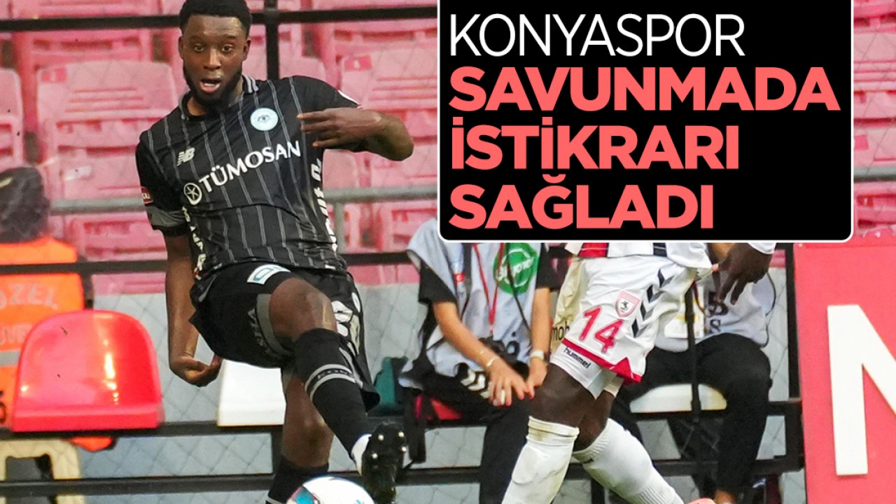 Konyaspor savunmada istikrarı sağladı