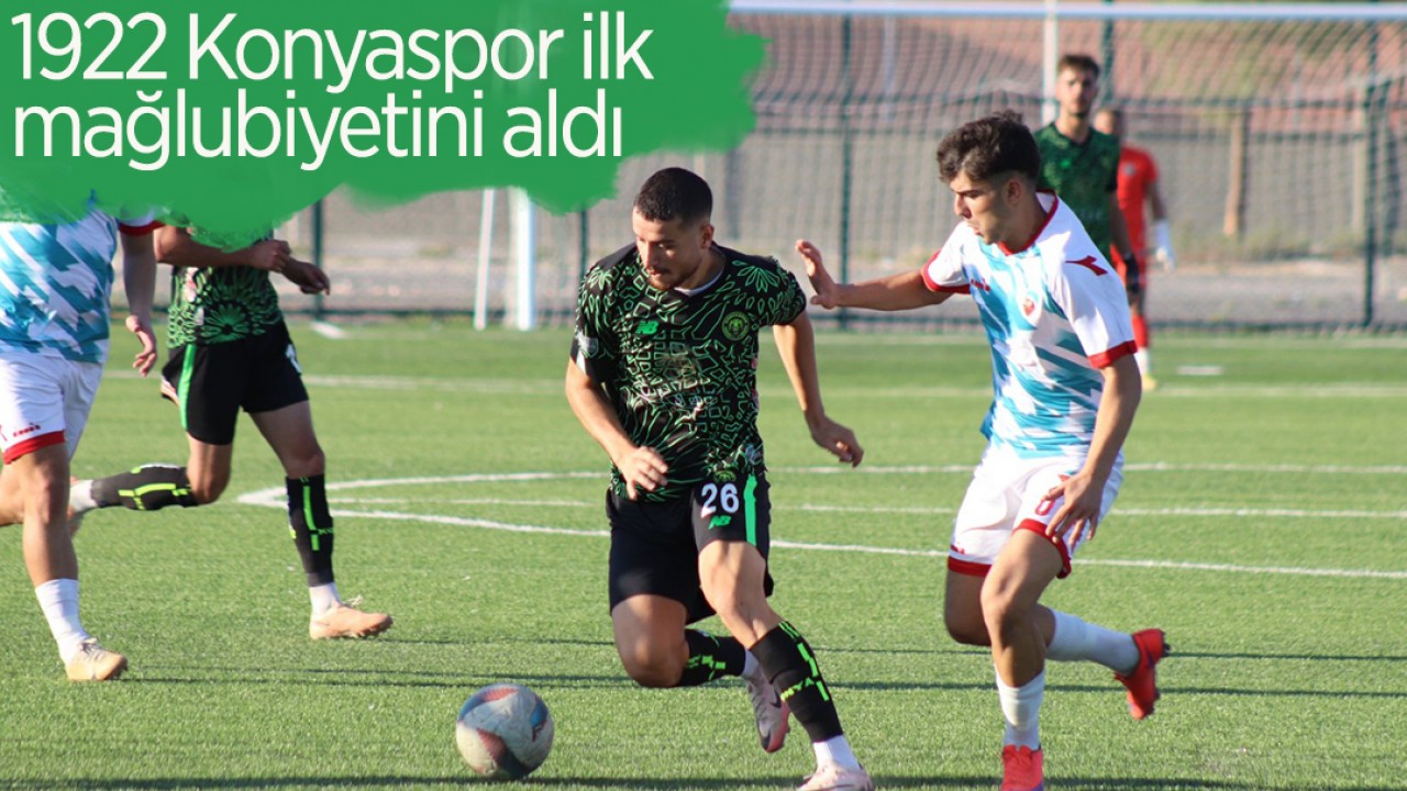 1922 Konyaspor ilk mağlubiyetini aldı