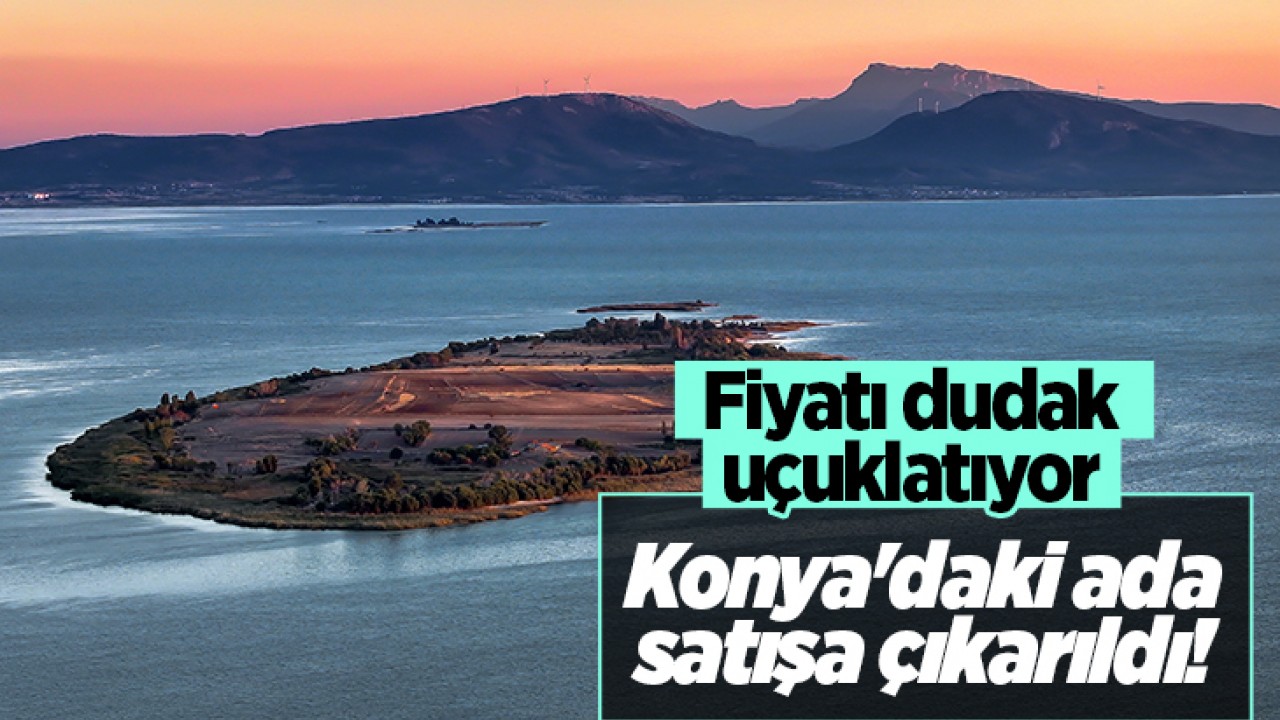 Konya’daki ada satışa çıkarıldı! Fiyatı dudak uçuklatıyor