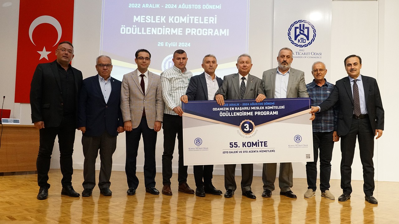 Konya Ticaret Odası’nın Müşterek Meslek Komiteleri ve Eylül ayı Meclis Toplantısı gerçekleştirildi