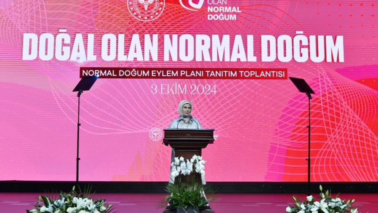 Emine Erdoğan’dan anne adaylarına “normal doğum“ çağrısı