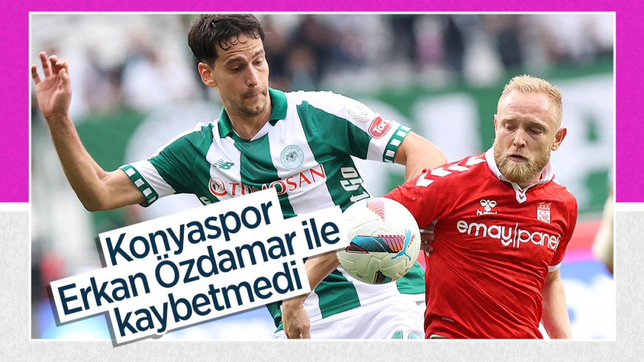 Konyaspor, Erkan Özdamar ile kaybetmedi