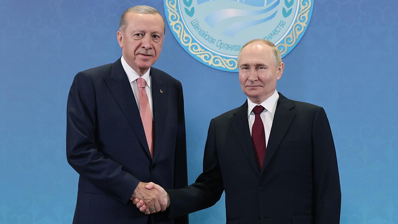 Cumhurbaşkanı Erdoğan, Putin ile görüştü