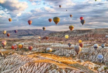 Sıcak hava balonları rekora uçtu