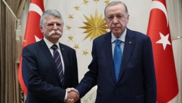 Cumhurbaşkanı Erdoğan, Laszlo Köver'i kabul etti