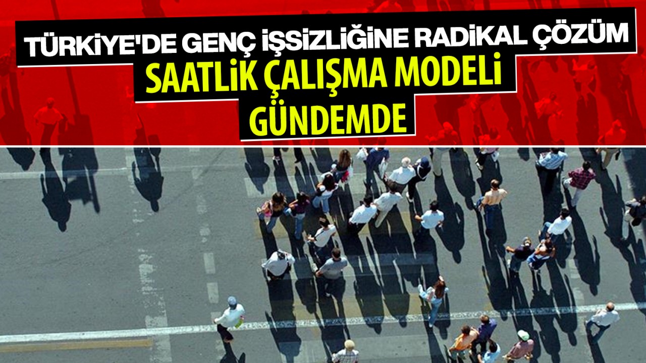 Türkiye'de genç işsizliğine radikal çözüm: Saatlik çalışma modeli gündemde