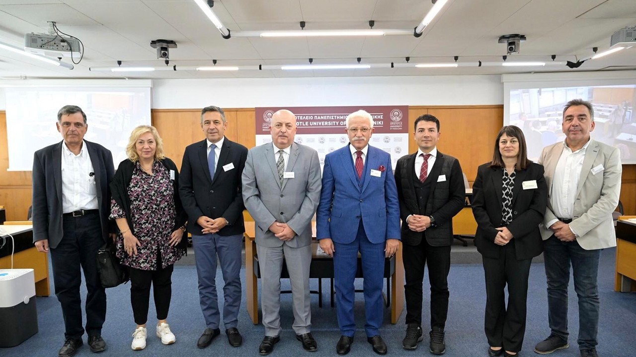 NEÜ Rektörü Cem Zorlu’dan Yunanistan’da iş birliği görüşmeleri