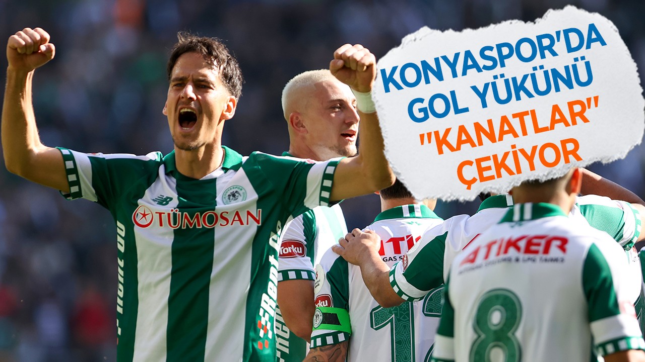 Konyaspor’da gol yükünü “kanatlar“ çekiyor