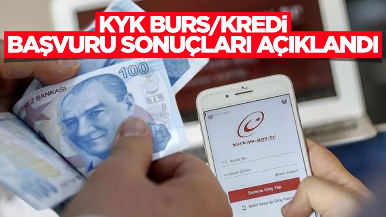 KYK Burs/Kredi başvuru sonuçları açıklandı!