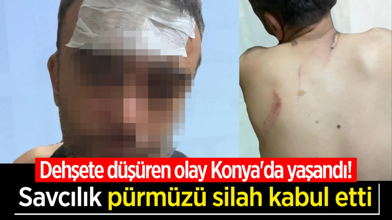 Dehşete düşüren olay Konya’da yaşandı! Savcılık pürmüzü silah kabul etti