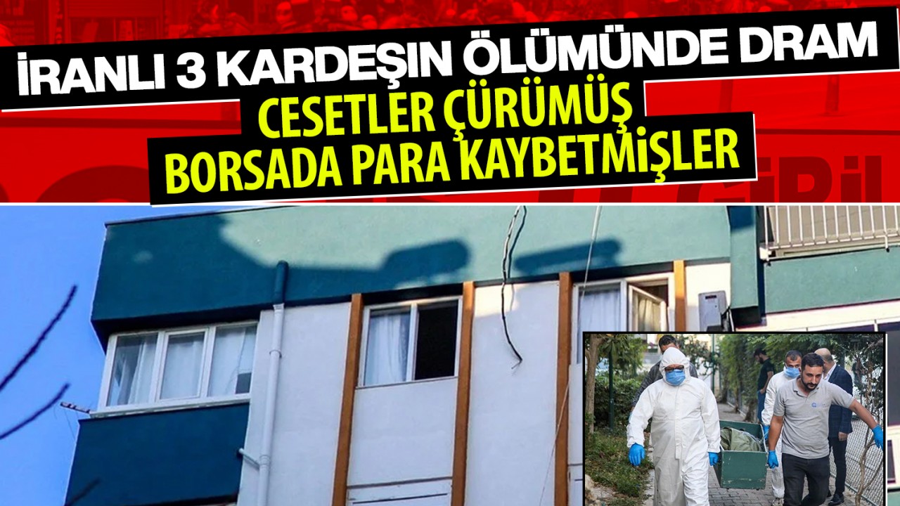 İranlı 3 kardeşin ölümünde dram: Cesetler çürümüş, borsada para kaybetmişler