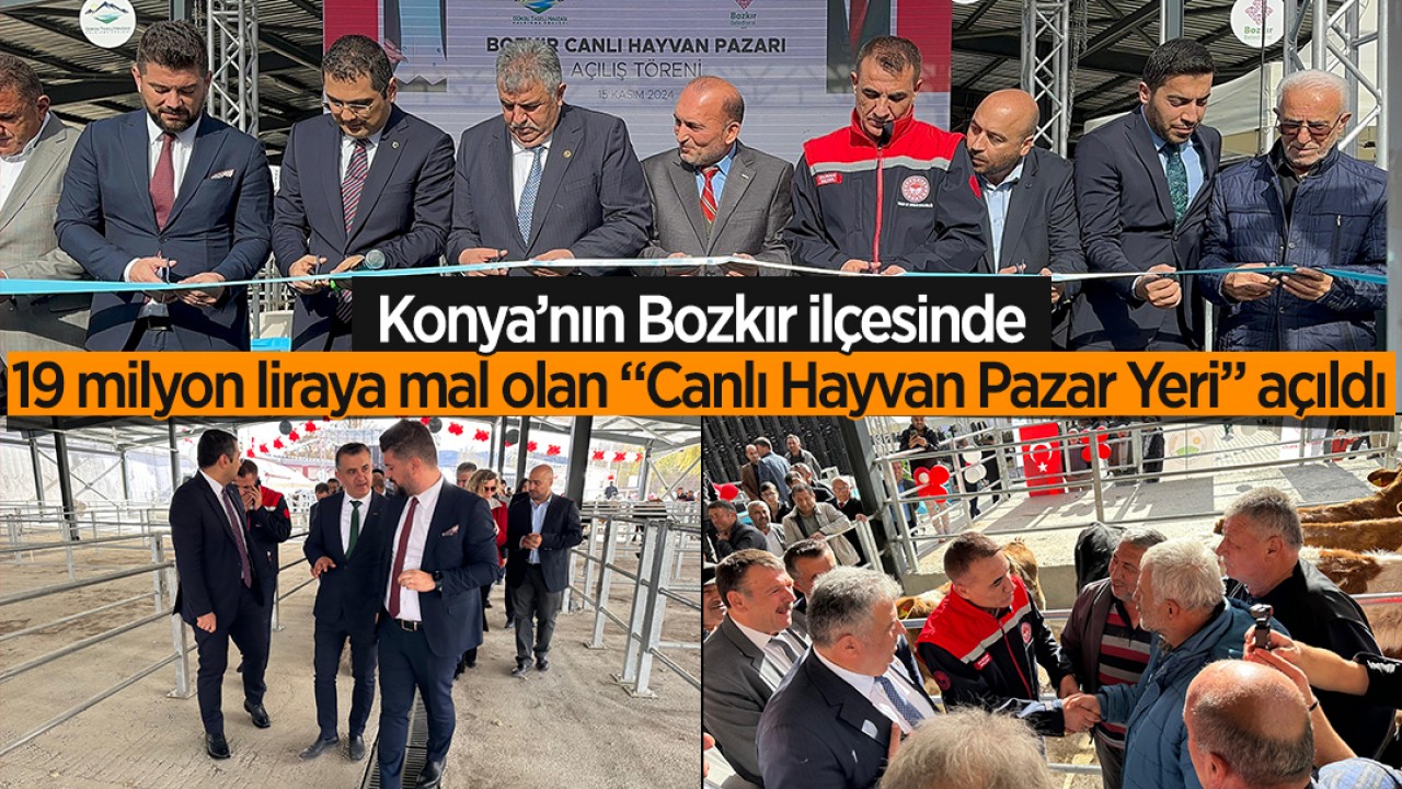 Konya'nın Bozkır ilçesinde 19 milyon liraya mal olan 