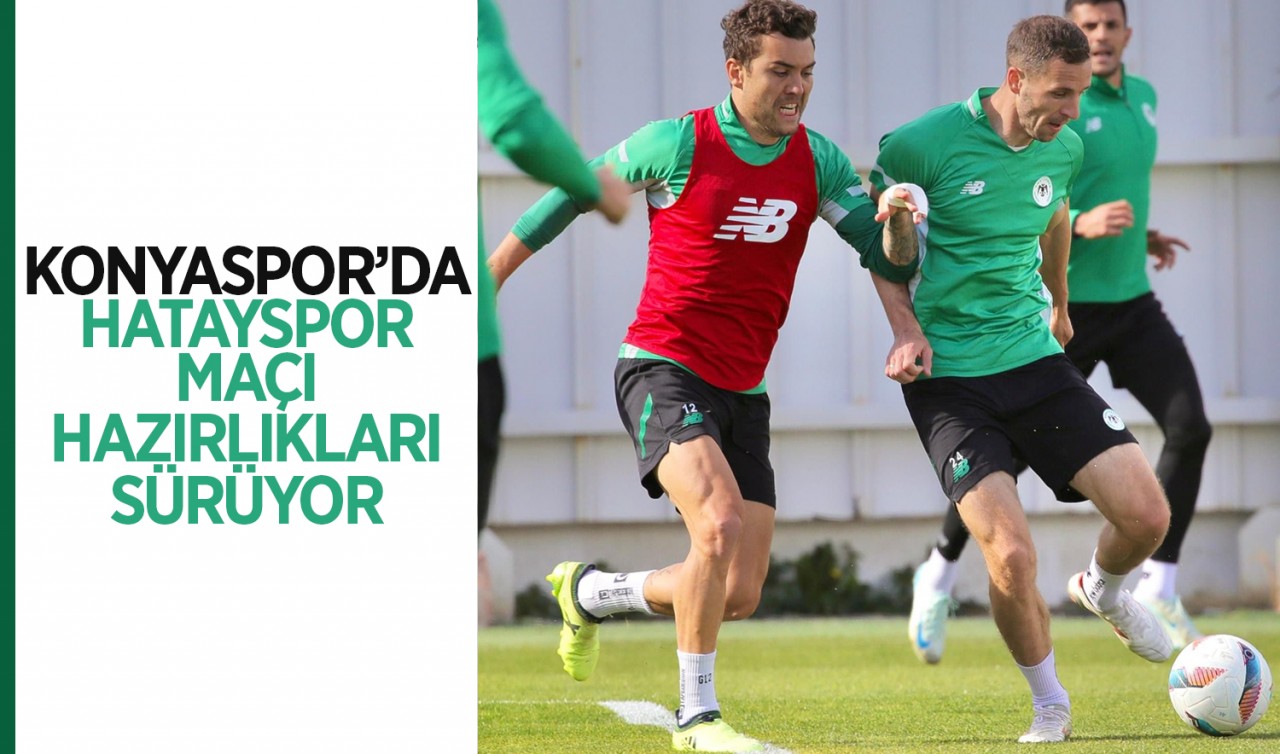 Konyaspor'da, Hatayspor maçı hazırlıkları sürüyor