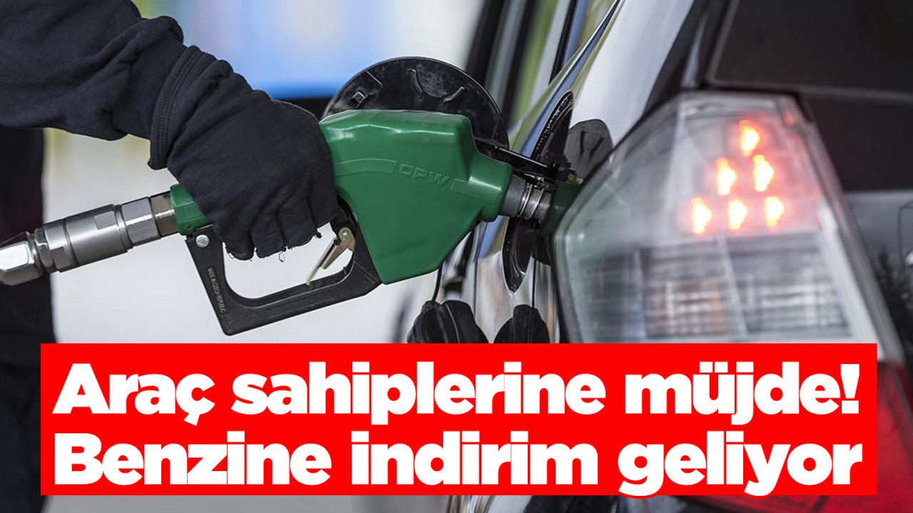 Araç sahiplerine müjde! Benzine indirim geliyor