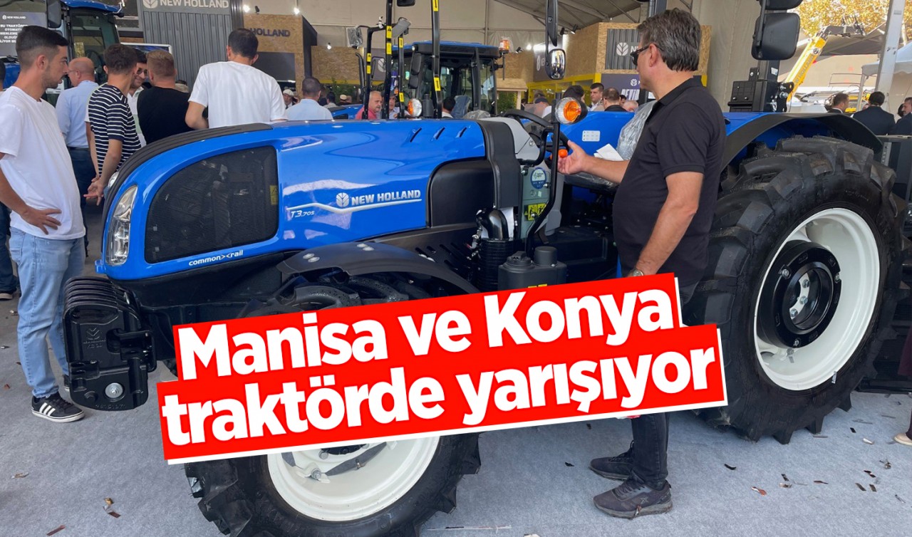 Manisa ve Konya traktörde yarışıyor