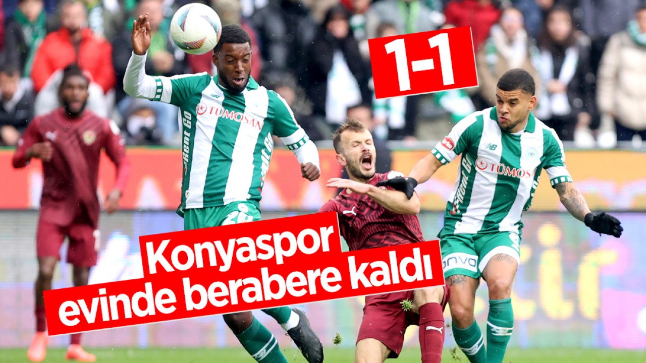 Konyaspor evinde berabere kaldı