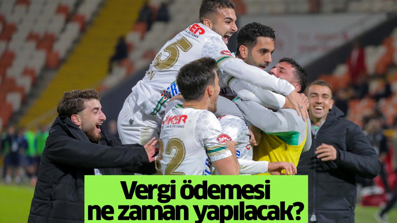 Vergi ödemesi ne zaman yapılacak?