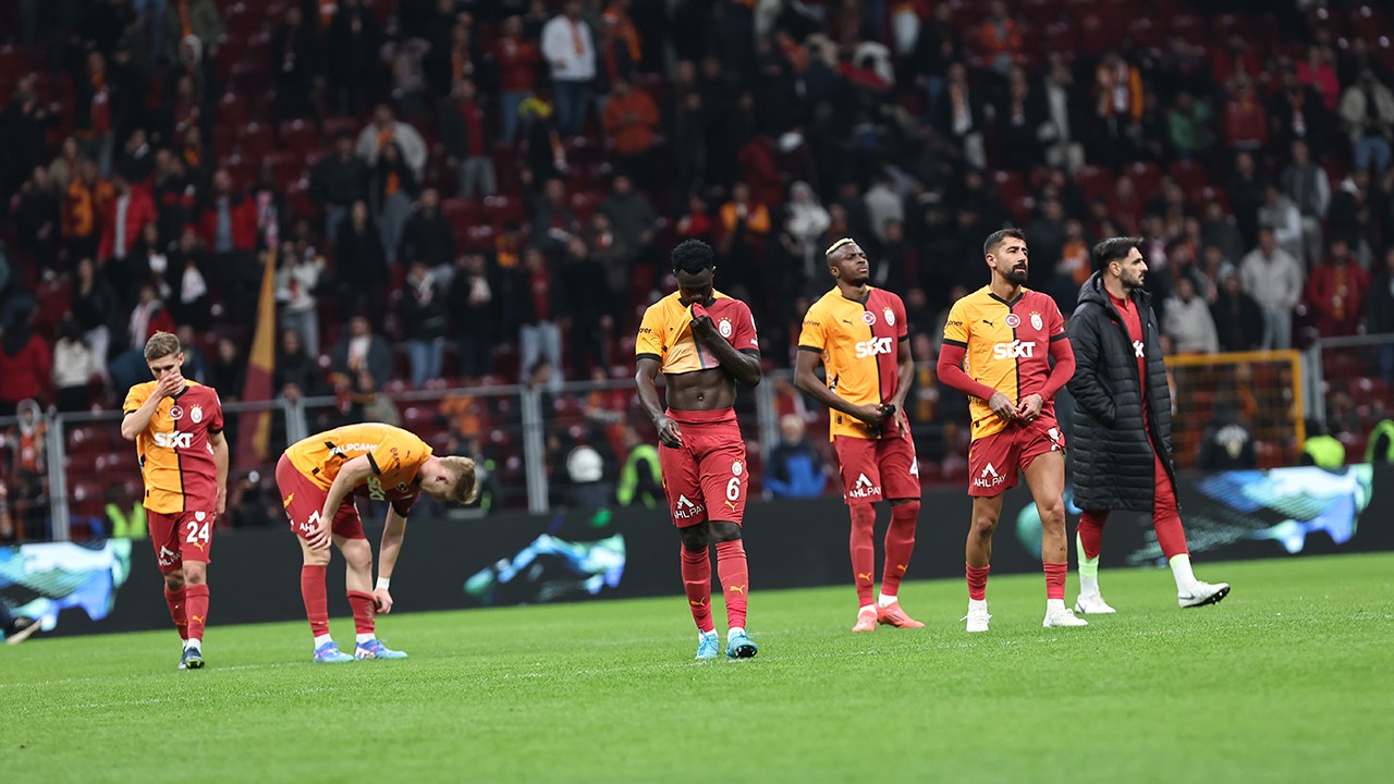 Galatasaray, 5 maç sonra puan kaybetti