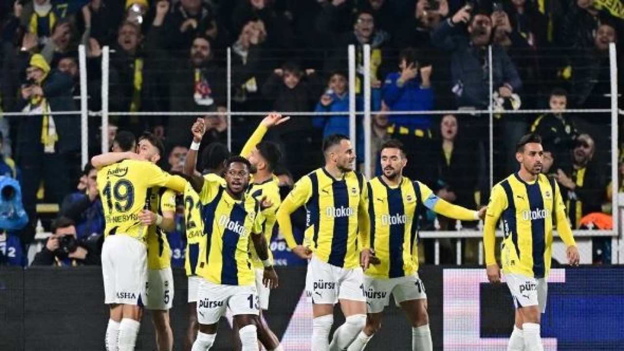 Fenerbahçe zirve takibini sürdürüyor: Galatasaray ile fark 3 puana düştü