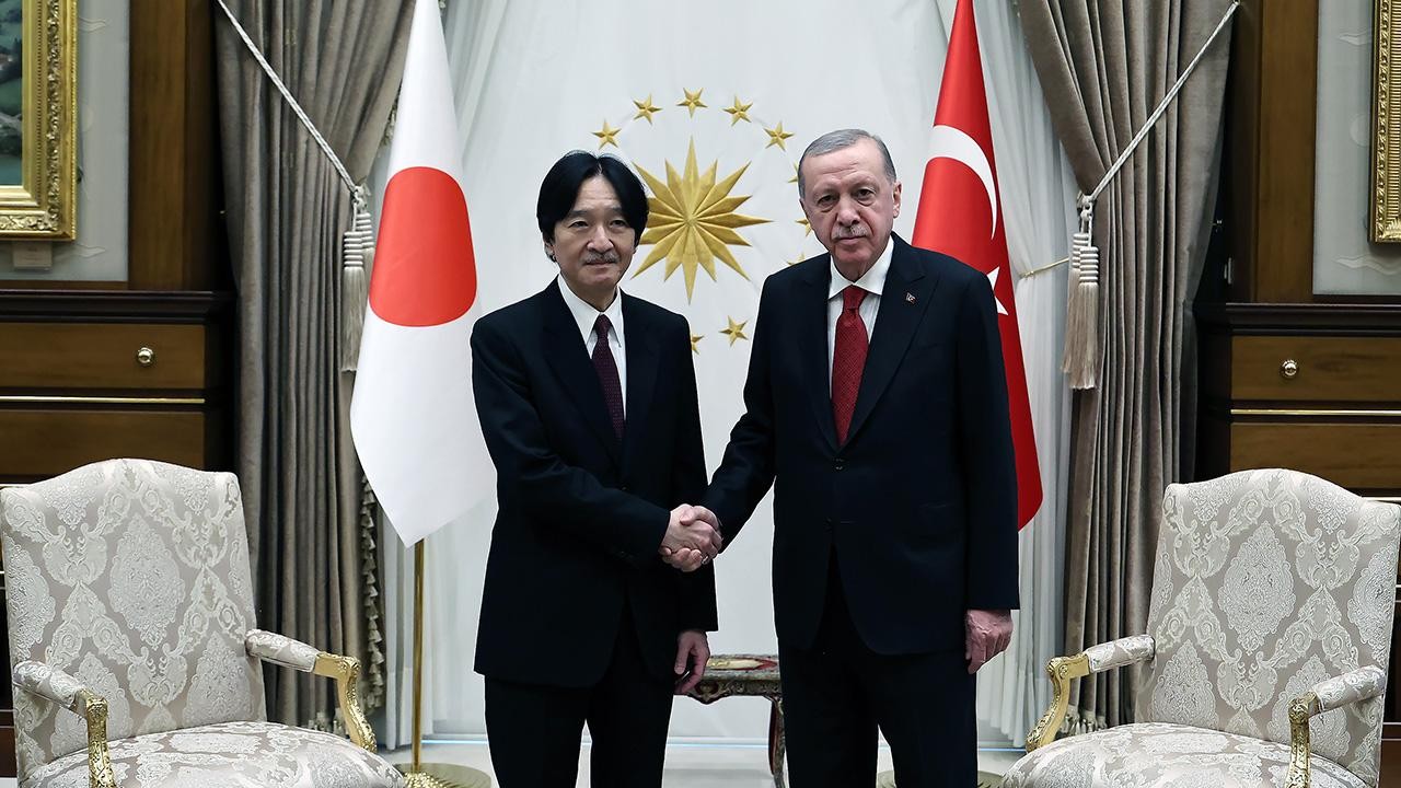 Cumhurbaşkanı Erdoğan, Japonya Veliaht Prensi Akshino ile görüştü