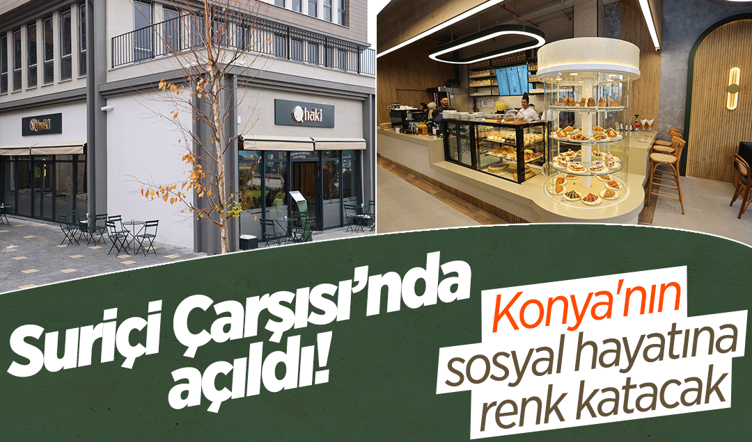 Suriçi Çarşısı’nda açıldı! Konya’nın sosyal hayatına renk katacak