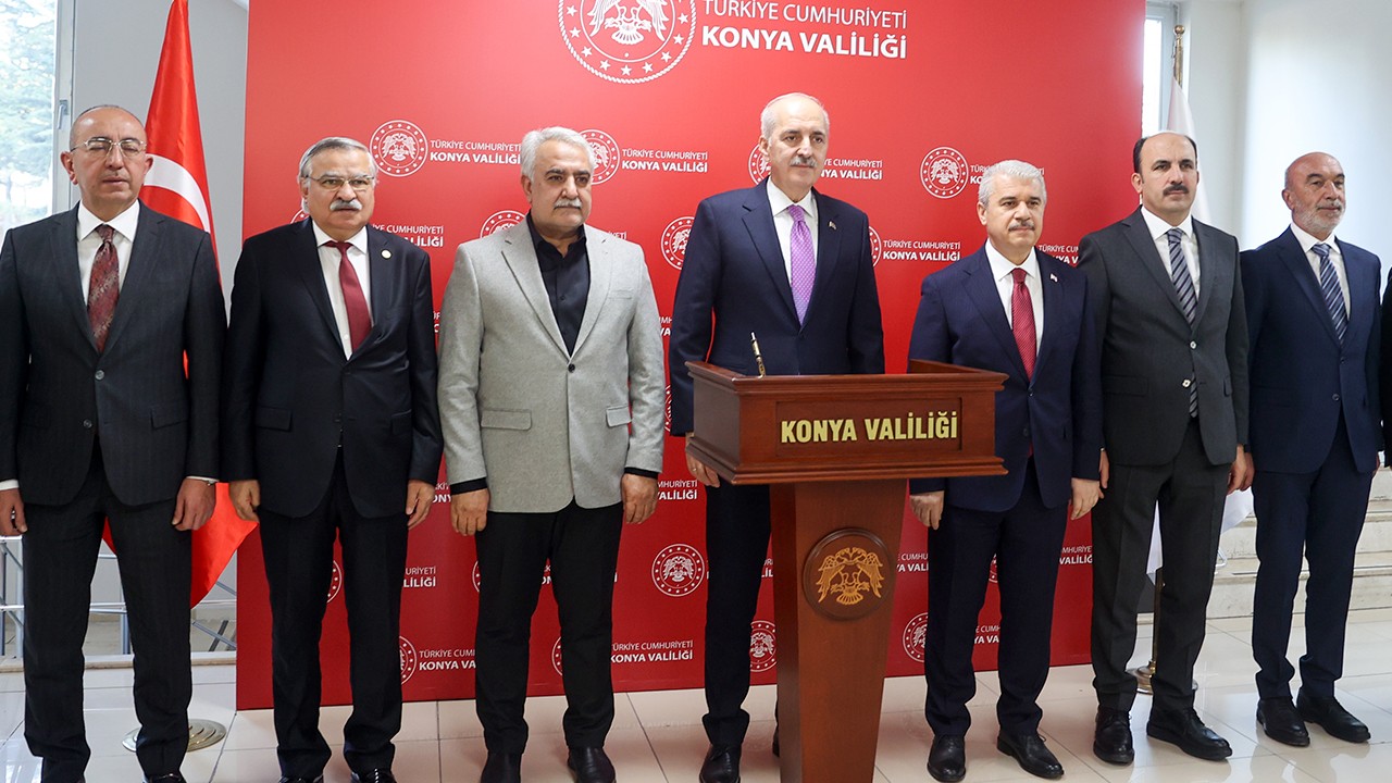 TBMM Başkanı Kurtulmuş, Konya Valiliğini ve Büyükşehir Belediye Başkanlığını ziyaret etti