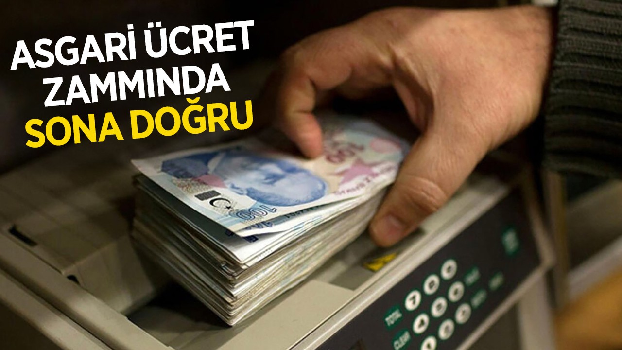 Asgari ücret zammında sona doğru