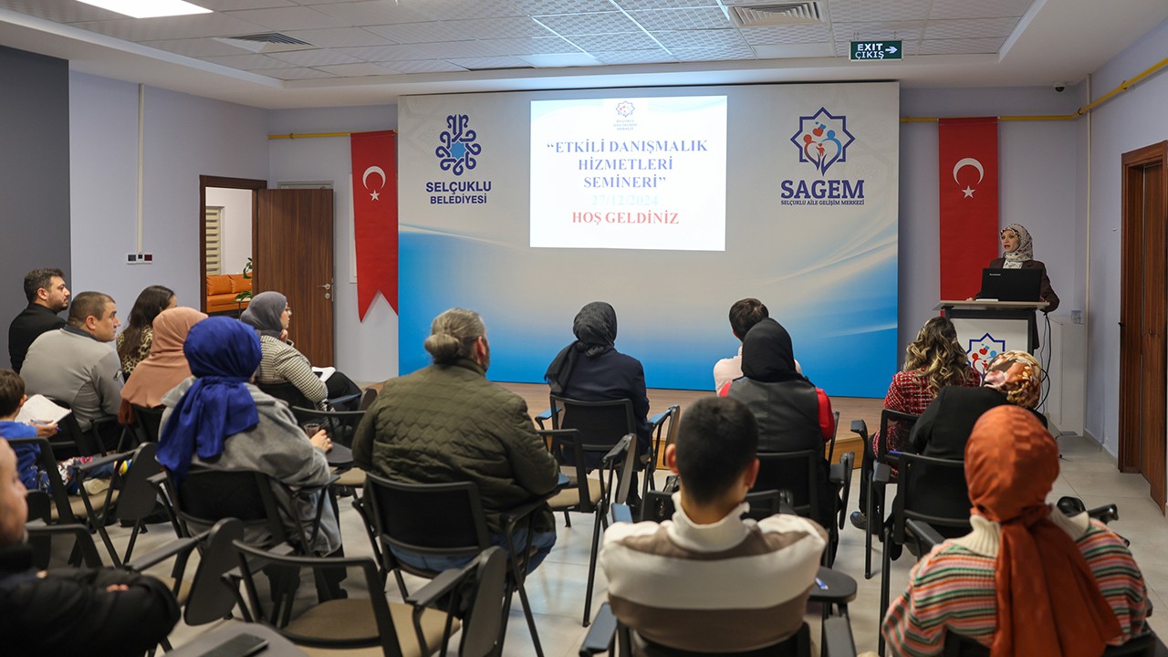 SAGEM’den ailelere “Etkili Danışmanlık Hizmetleri” semineri