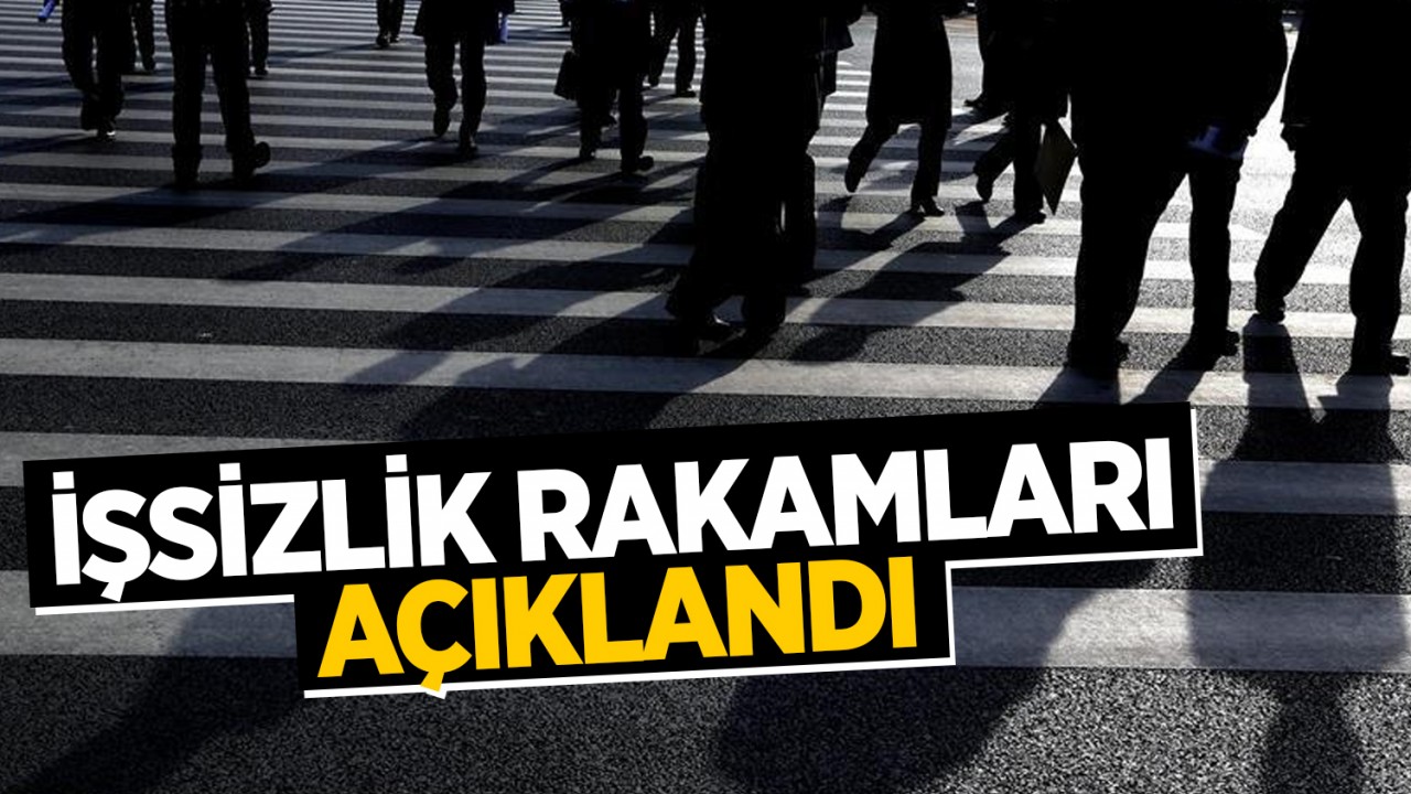 İşsizlik rakamları açıklandı