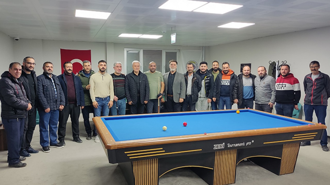 Kulu’da 3 bant bilardo turnuvası düzenlendi