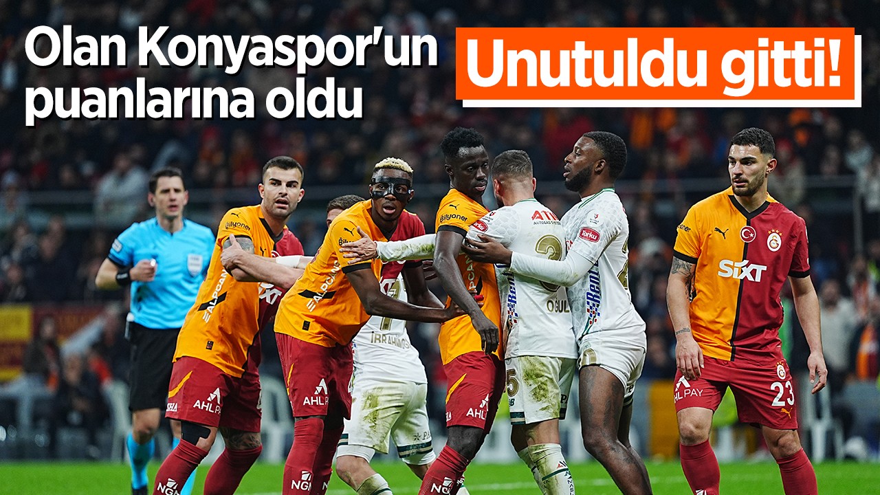 Unutuldu gitti! Olan Konyaspor’un puanlarına oldu