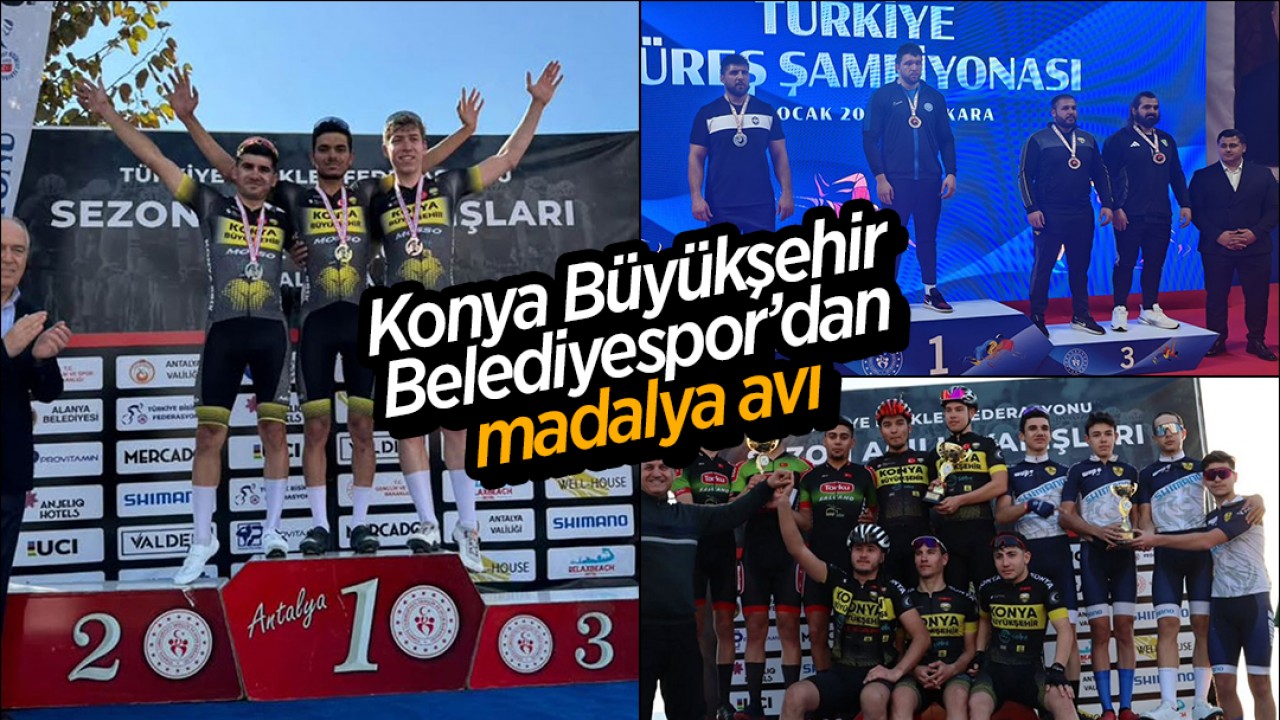 Konya Büyükşehir Belediyespor'dan madalya avı