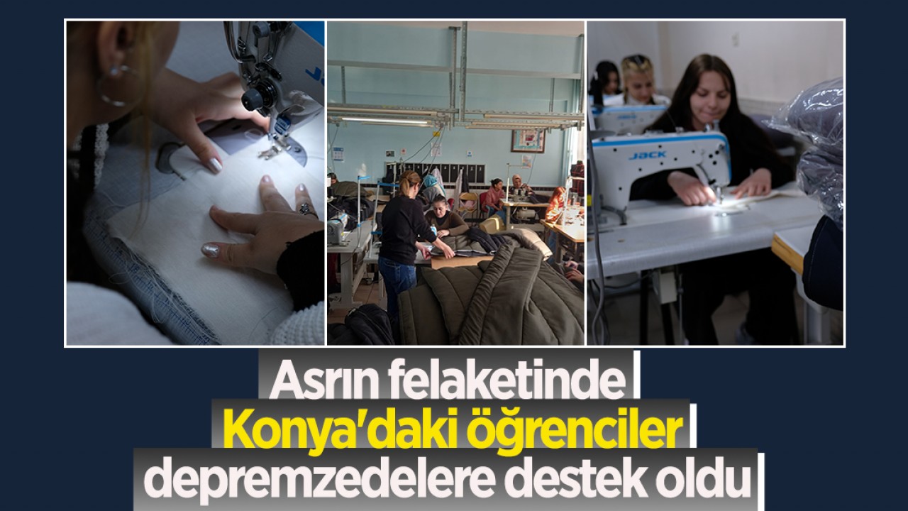 Asrın felaketinde Konya'daki öğrenciler depremzedelere destek oldu 