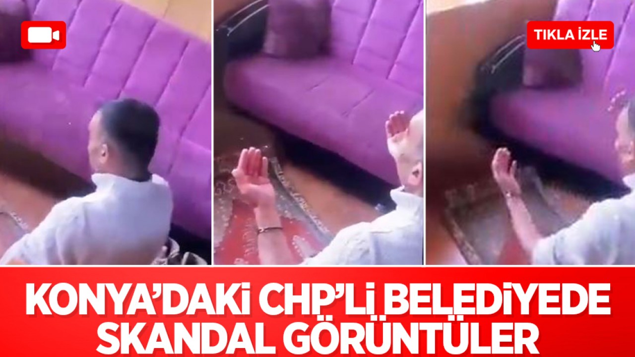 Konya’daki CHP’li belediyede skandal görüntüler: AK Parti Kongresi’ne katılan esnafa özür dilettiler